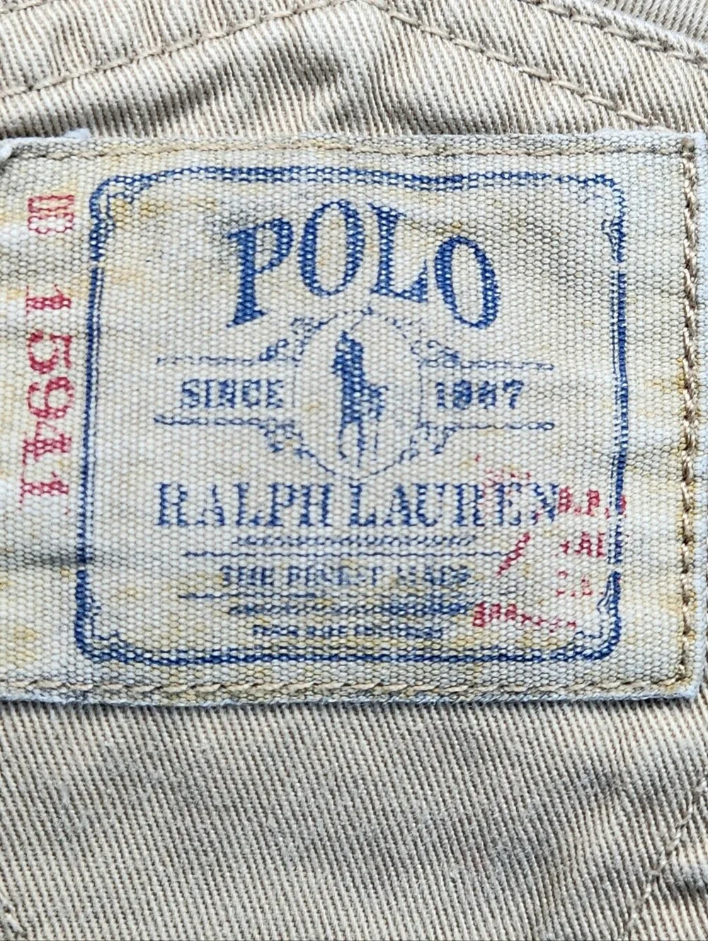 VTG Polo Ralph Lauren Ranch Line Khaki Cargo Overalls Toddler Utility Workwear